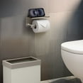 thumbnail image 2 of Gatco 1422SN Elevate Wall Mounted Euro Toilet Paper Holder - Nickel, 2 of 4