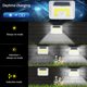 thumbnail image 4 of Luz Solar Para Exteriores 66 Led Sensor De Movimiento Luz De Cerca Encendido / Apagado Automático Luz De Pared Solar Ip65 Luz De Seguridad Impermeable Muyoka Hogar, 4 of 7