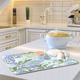 thumbnail image 6 of Yayeee Dish Drying Mat for Kitchen Counter 16"x18" Microfiber Absorbent Pad, Vibrant Hydrangeas Pattern, 6 of 7