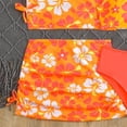 thumbnail image 5 of BOBOGOJP Girls 4 Swimsuit Set Print Bathing Suit with Quick Dry Modest Beach Swimwear Orange for Size 9-10 Years, 5 of 6