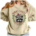 thumbnail image 4 of WEAIXIMIUNG Mignons Chandails d'Automne pour Femmes Chandails Quotidiens Maison Extérieur Entraînement Manches Longues Col Rond T-Shirt Haut Imprimé Chandail Blouse de Rue Mode Urbaine, 4 of 4