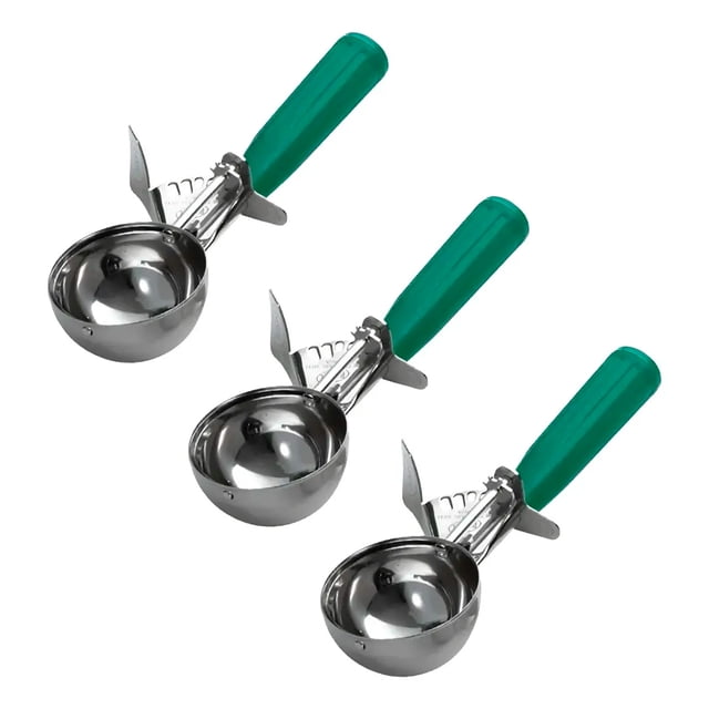Juego 3 Cucharas Resortes Scoop P/ Helado Profesional Acero