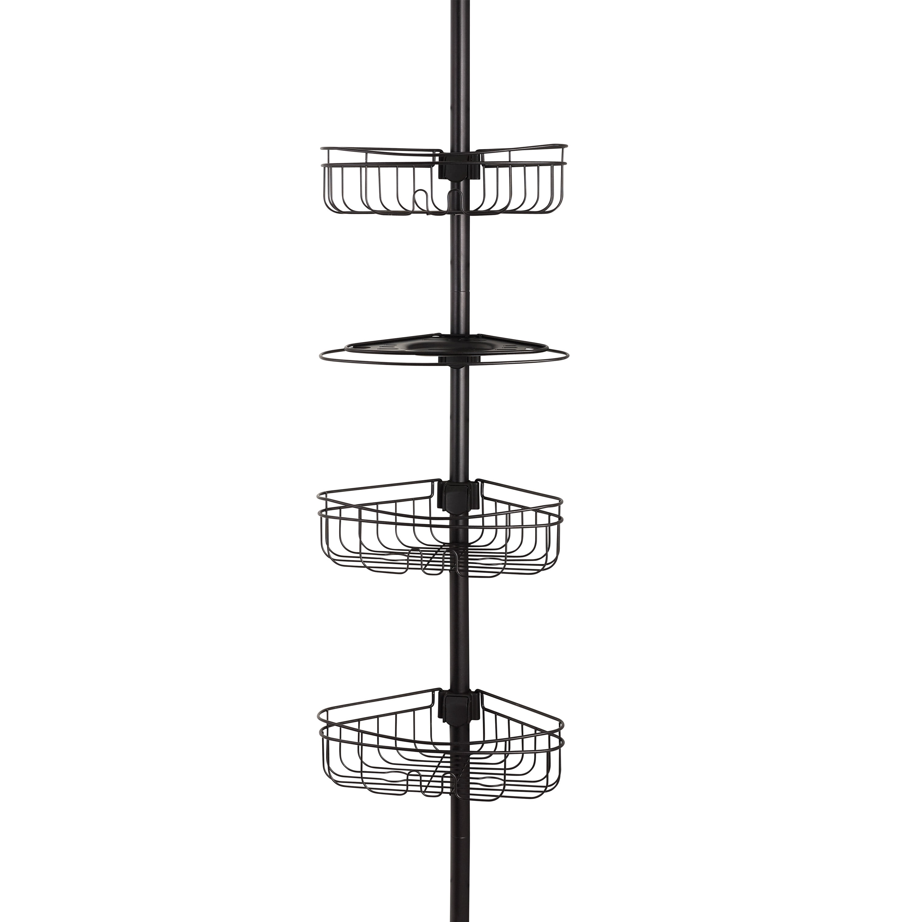 Oil Rubbed Bronze Details about   Zenna Home Shower Tension Pole Caddy 