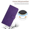 thumbnail image 4 of Flip Wallet Case for iPhone Air with Kickstand & Wrist Strap, Shockproof TPU Inner Purple, 4 of 7