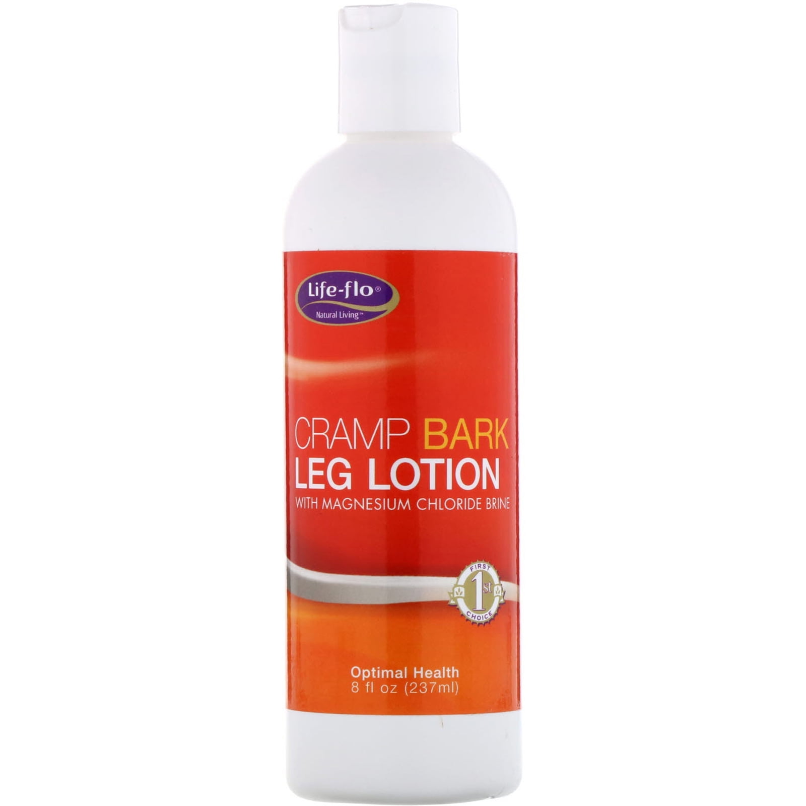 Lifeflo Cramp Bark Leg Lotion with Magnesium Chloride Brine 8 fl oz