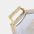 thumbnail image 4 of Stainless Steel Pattern Tray Organizer Dessert Tray for coffee cake Home Kitchen Dinner, 4 of 9