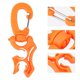 thumbnail image 3 of Clip de Manguera de Buceo ANGGREK Soporte de Manguera BCD Doble Resistente Giratorio Negro, 3 of 7