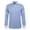 Blue01, variant on Men's French Cuff Dress Shirt Slim Fit Long Sleeve Business Casual Polyester