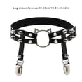 thumbnail image 4 of Qarigey Leg Garter PU Leather Suspender Ajustable Punk Pierna Liguero Mujer Disfraz Medias PC 1, 4 of 6