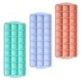 thumbnail image 4 of 3 moldes para cubitos de hielo de 24 rejillas con tapas (colores surtidos), 4 of 5
