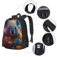 thumbnail image 4 of Daiia Forest Koala Backpack for Men and Women -Durable Backpack Large Capacity, Water-Resistant Bag with Adjustable Straps and Laptop Compartment, 4 of 9