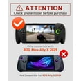 thumbnail image 2 of Silicone Skin for ROG Xbox Ally X Case with Stand,Shockproof Anti-Scratch Non-Slip Grip Wrap Protective TPU Silicone Protector Cover for ROG Xbox Ally X 2025 Case with Kickstand Black, 2 of 6