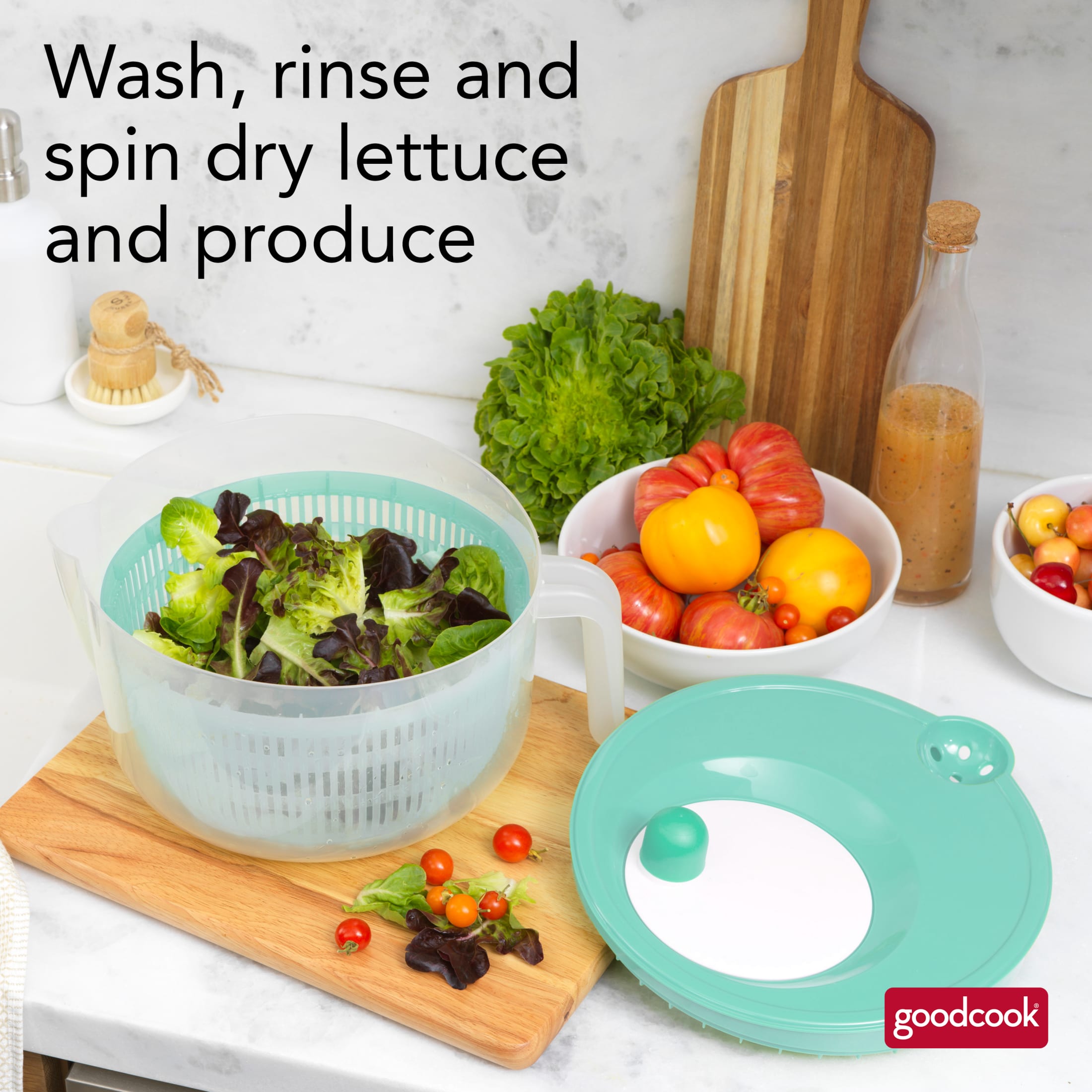 GoodCook Pro Salad Spinner, 6-Quart photo 3