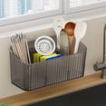 thumbnail image 2 of Wall-Mounted Plastic Organizer, Multi-Purpose Storage Box for Kitchen or Garage, 2 of 6