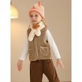 thumbnail image 4 of Ingzy Baby Girls Boys Fleece Vest Toddler Lightweight Fall Winter Warm Sleeveless Outerwear Jacket with Pockets, 4 of 8