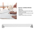 thumbnail image 3 of Hand Wrist Leaning Bridge, Hand Shaking Prevention Long Term Use Artist Leaning Bridge 48cm Acrylic  for Steady Hand Sketching, 3 of 7