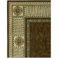 thumbnail image 6 of V.I.P. Vallencierre Oriental Abstract Area Rug, Brown/Beige, 2" x 3", 6 of 6