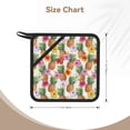 thumbnail image 3 of Sikiie Hawaiian Pineapples And Hibiscus Flowers Pot Holders Kitchen Insulation Mats Heat Resistant Pot-Holder Oven Anti-Scald Pads for Cooking Baking, 7.1*7.1inch, 3 of 8