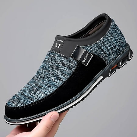 

kpoplk Dress Shoes For Men Men s Walking Shoes Casual Sneakers Mesh Lightweight Breathable Loafers()