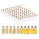 thumbnail image 1 of Frascos de vidrio pequeños de 5 ml, 100 piezas de frascos de vidrio claros vacíos con tapones de corcho, contenedores pequeños para polvo, crema, arte, 1 of 6