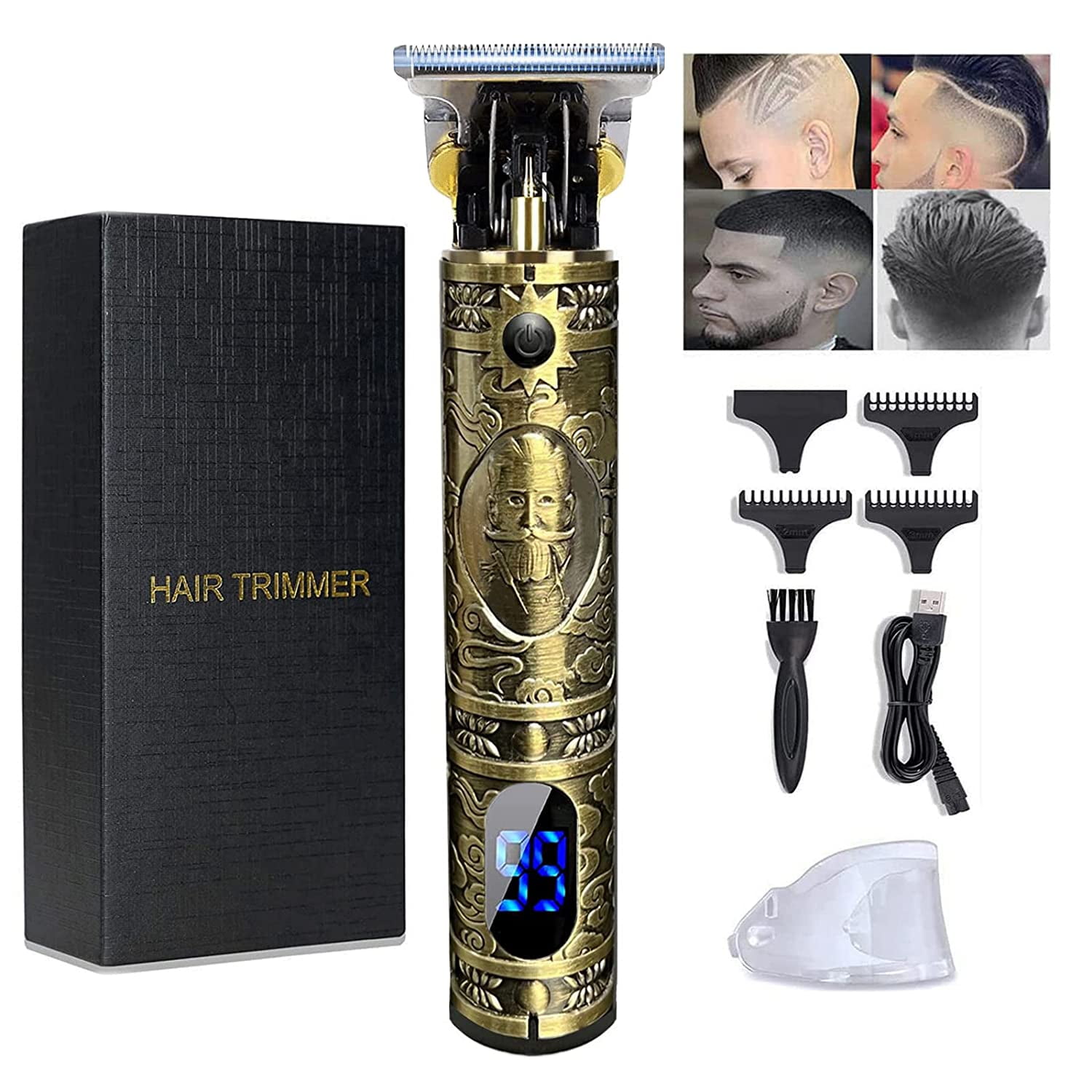 Hair Clippers for Men, Caneocane Hair Beard Trimmer for Mens