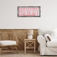 thumbnail image 4 of Stupell Industries Eclectic Howdy Pink Text Gray Floating Frame Canvas Art, 25 x 11, by SD Graphics Studio, 4 of 8