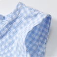 thumbnail image 4 of HWJAD 2-7T Kids Girl Smocked Dresses Cute Spring Summer Plaid Sun Dresses Toddler Casual Sleeveless Duck Embroidered Dress, 4 of 10