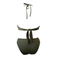thumbnail image 2 of Traje de Baño Bikini Op para Mujer con Amarre Halter Verde Militar Talla EG, 2 Piezas, 2 of 4