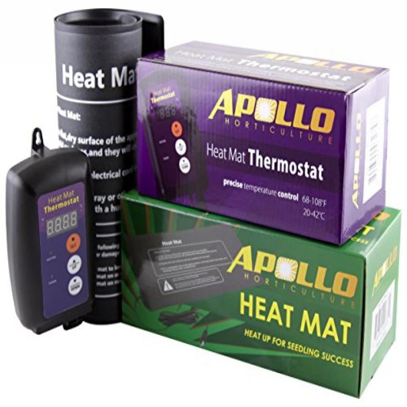 Apollo Horticulture 9 X20 Seedling Heating Mat And Digital