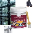thumbnail image 1 of Rust Removal Converter Metallic Paint, 300g 2-In-1 Rust Converter & Metal Primer, Anti-Rust Metal Paint For Cars, Fences, And Garden Tools with Brush (Silver), 1 of 7