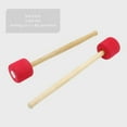 thumbnail image 2 of HEANUJJ 1Pcs Maillets en Mousse Rouge pour Percussionistes, 2 of 8