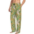thumbnail image 2 of Xecao Snake And Floral Men's Straight Lounge Pajama Pants: The Ultimate in Comfortable Sleepwear, 2 of 9