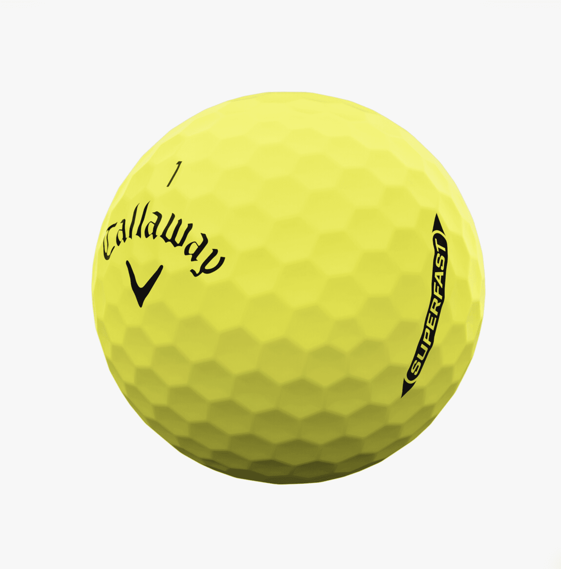 (4 pack) Callaway Superfast 2025 Golf Balls 15pk, Bold Yellow