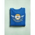 thumbnail image 3 of Street Racing Team - Retro Moto Racer Emoji Men's Sweatshirt, 3 of 4