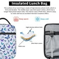thumbnail image 4 of Butterfly Insulated Lunch Box Lunch Bag for Women Men, Portable Leakproof Cute Tote Cooler Meal Bag, Reusable Lunch Container for for Work/Office/Picnic/Travel/School, 4 of 6