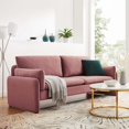thumbnail image 4 of Modway Indicate Performance Velvet Sofa, Blue, 4 of 8