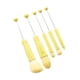 thumbnail image 2 of Juego de 5 brochas de maquillaje de ojos, brochas cosméticas, kit de herramientas de brochas de maquillaje de cejas portátiles con tubo de metal para, 2 of 9