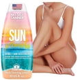 thumbnail image 1 of Sun Proverbs Loción para cama bronceadora Acelerador del bronceado oscuro Loción bronceadora para interiores y exteriores sin bronceador Sin DHA Loción bronceadora blanca Bronceadora natural Loción be, 1 of 9