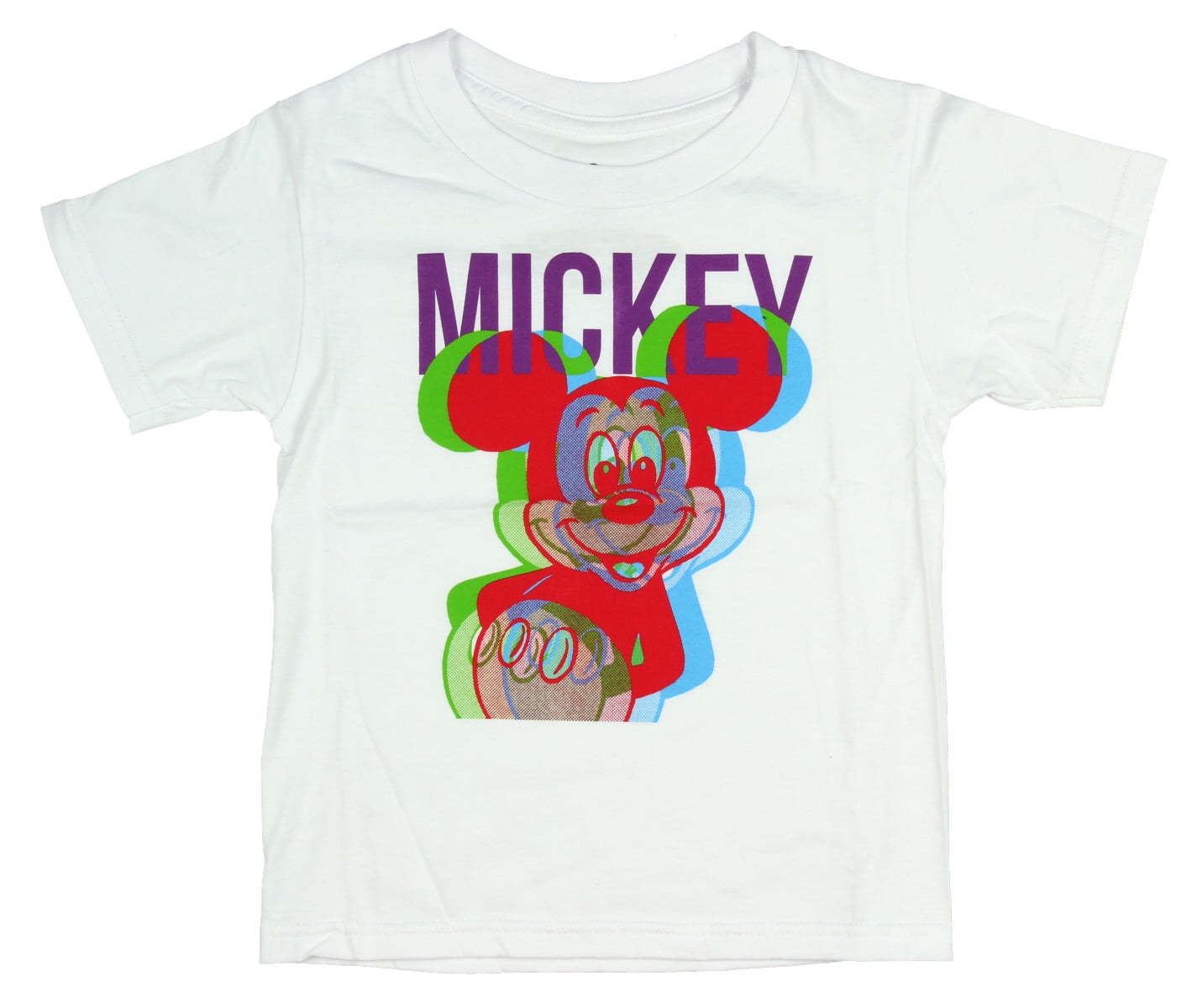 New Disney Mickey Mouse Character Multi-Color 100% Cotton Kids T-Shirt 