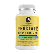 Mastermind Naturals Prostate Support Prostate Boost for Men with Saw Palmetto, Reishi, and Zinc for Prostate Support, Urinary Flow Support, and Green Tea DHT Blocker for Decreased Hair Loss, 60 Caps