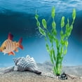thumbnail image 2 of Plantas de agua artificiales de algas marinas para acuario, decoración de plantas de pecera de plástico, 10 unidades (verde) Shuxiu Wang  9024719204413, 2 of 5