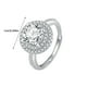 thumbnail image 3 of Anillo Femenino con Apertura Ajustable En Forma de Corazón | Joyería de Mano de Metal Galvanizado | Textura Ligera y Delicada | Regalo Ideal para Fiestas y Ocasiones Especiales | Incluye 1 Anillo, 3 of 7