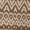 Ikat Coconut, variant on Linon Milano 24" Mid Back Indoor Upholstered Counter Stool, Medium Walnut/Dark Brown Faux Leather