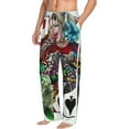 thumbnail image 2 of Harley Quinn Joker Men's Pajama Pants With Pockets Lounge Fashion Cozy Daily Sleep Pants Sleepwear, 2 of 8