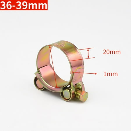 

1pc Repair Tool Exhaust Welding Hardware Carbon Steel Bolt Pipe Clip Hose Clamps