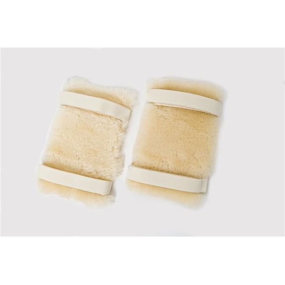 Medical Classic Sheepskin Knee Pads | 2-Piece | Cornsilk | 11.5'x7'