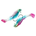 Ozark Trail 1/8 Ounce Blue Pink Rigged Minnow Fishing Lure 2 Pack ...
