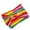 Striped rainbow, variant on kayannuo Knotted Hair Band Ladies Anti-stroke Mask Headband Button Hair Band