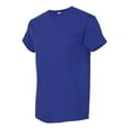thumbnail image 2 of Men Heavy Cotton Multi Colors T-Shirt Color Cobalt X-Large Size, 2 of 5