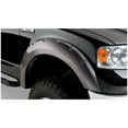 thumbnail image 4 of Bushwacker by RealTruck Pocket/Rivet Style Front & Rear Fender Flares | 4-Piece Set, Black, Smooth Finish | 20916-02 | Compatible with 2004-2008 Ford F-150 Styleside, 4 of 5